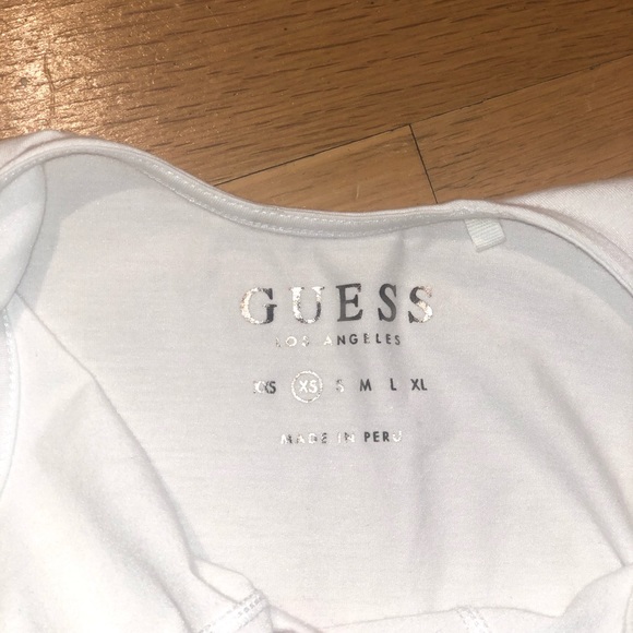 Guess bodysuit white!! XS never worn!! - Picture 4 of 4